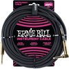 Cable Instrumento Trenzado Ernie Ball P06058 Negro 7.5m