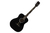 Guitarra Acustica Cort Af510 Bks Satin Con Funda Cort - comprar online