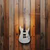 Guitarra Eléctrica Soloking Stratocaster MS1 Custom 24 HH Flat Top in Satin White Matte with Roasted Flame Maple