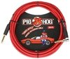 Cable Pig Hog PCH10CAR Plug Angular para Instrumento Guitarra Bajo 3 Metros