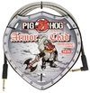 Cable Pig Hog PHAC10R Plug Angular para Instrumento Guitarra Bajo 3 Metros