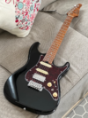 Guitarra Eléctrica Soloking Stratocaster MS11 Classic HSS FMN Black