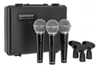 Microfono Dinámico Samson R21S Pack X3 con Estuche
