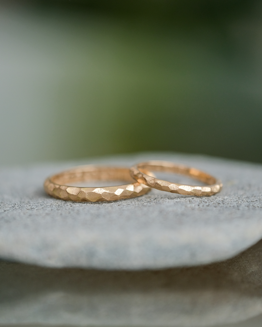 Alianzas Facetadas Oro 18k Rojo