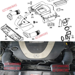 Conjunto De Mangueiras Do Filtro De Ar Mercedes C300 C350 - loja online