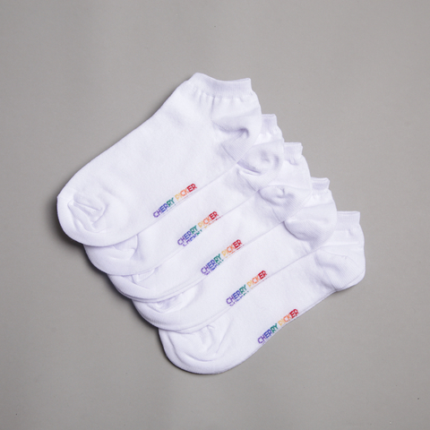 BASIC SOCKS PACK BLANCO- SOQUETES X5 - BLANCO