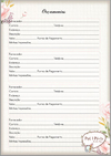 Planner da Noiva Floral Nude - Papel & Paixão Scrapbook