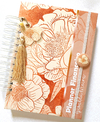 Planner Financeiro Floral Marrom - Papel & Paixão Scrapbook