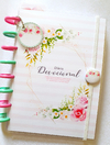 Planner de Disco Devocional Floral