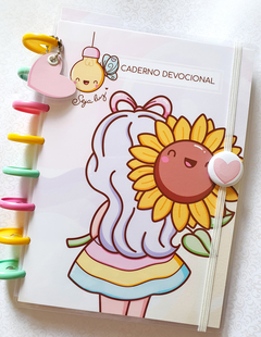 Caderno de Disco Devocional Infantil Cute Candy