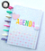 Agenda De Disco Permanente Coleção Pastel - comprar online