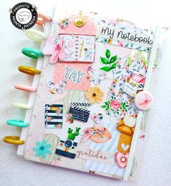 Caderno de Disco Scrapbook Coleção Meus Planos