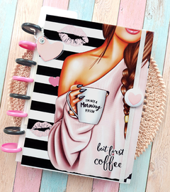 Caderno de Disco Coleção Coffee Girl - Várias Capas