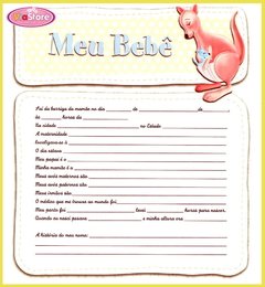 Diário Personalizado Bebê Menino na internet
