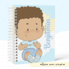 Caderneta de Saúde Baby Negro Afetivo - Menino
