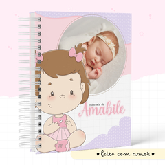 Caderneta de Saúde Baby Morena Afetiva - Menina - comprar online