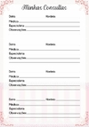 Caderneta de Saúde Tema Ursinha Soninho - Menina - Papel & Paixão Scrapbook