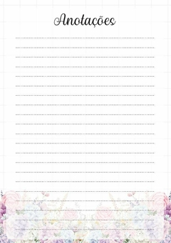 Caderneta de Saúde Floral Alfabeto Lilás - Menina - loja online
