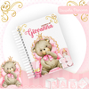 Caderneta de Saúde Tema Ursinha Princesa - Menina