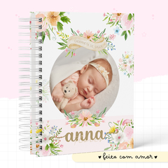 Caderneta de Saúde Baby Floral Afetivo - Menina - comprar online