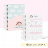 Caderneta de Saúde Baby Chuva de Amor Afetiva - Menina - Papel & Paixão Scrapbook