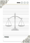 Caderno Coleção Profissões Advogada - Capa 1 - Papel & Paixão Scrapbook
