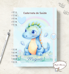 Caderneta de Saúde do Bebê Dino Baby - Menino