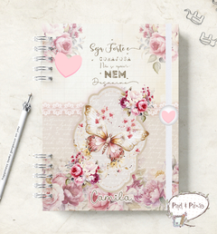 Caderno Coleção Borboleta Floral