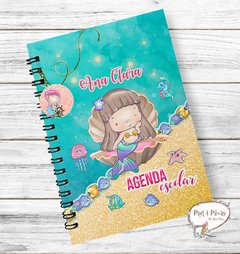 Agenda Escolar Infantil / Teen Sereias Menina (1)