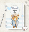 Caderneta de Saúde do Bebê Ursinho no Inverno - Menino