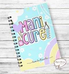 Caderno Ou Bloquinho Profissões Letterinhas - Manicure