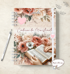 Caderno da Ministrante Coleção Floral - Capa 2