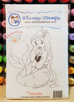 Carimbo Whimsy Stamps - Beauty