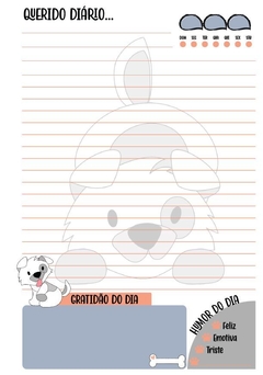 Diário Infantil Coleção Au Au - comprar online