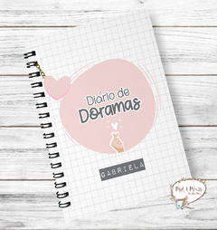 Diário de Doramas Cute - Capa Rosa