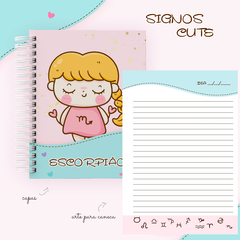 Caderno Coleção Signos Cute - Escorpião