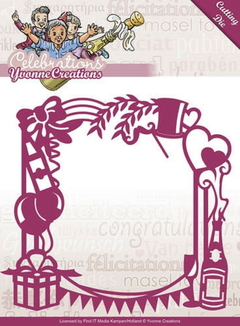 Faca de Corte Yvonne Creations - Party Frame