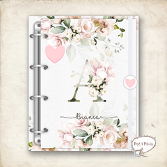 Caderno Coleção Alfabeto Floral - comprar online