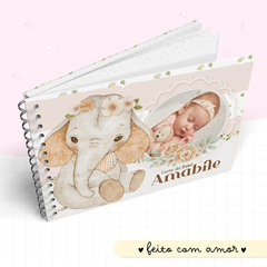 Livro da Bebê Baby Elefante Afetiva - Menina - comprar online