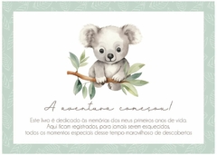 Livro do Bebê Tema Coala Baby - Menino - comprar online