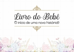 Livro do Bebê Floral Alfabeto Lilás - Menina - comprar online