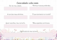 Livro do Bebê Floral Alfabeto Lilás - Menina - loja online