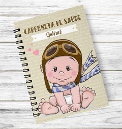 Caderneta de Saúde Bebê Voador - Menino