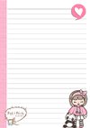 Caderno Infantil Panda Girl Modelo 2 - Menina - comprar online