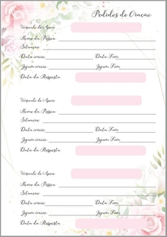 Planner de Disco Devocional Floral na internet