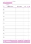 Caderno de Agendamentos Feminino - Modelo 2 - comprar online