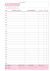 Caderno de Agendamentos Feminino - Modelo 1 na internet