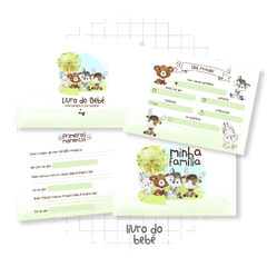 Livro do Bebê Animais da Floresta - Menino - comprar online