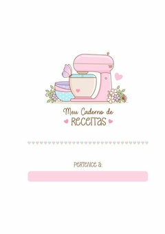 Caderno de Receitas Coleção Candy c/ Proteção - Pronta Entrega - comprar online