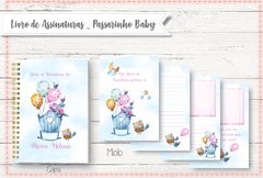 Livro de Assinaturas Passarinho Baby - comprar online